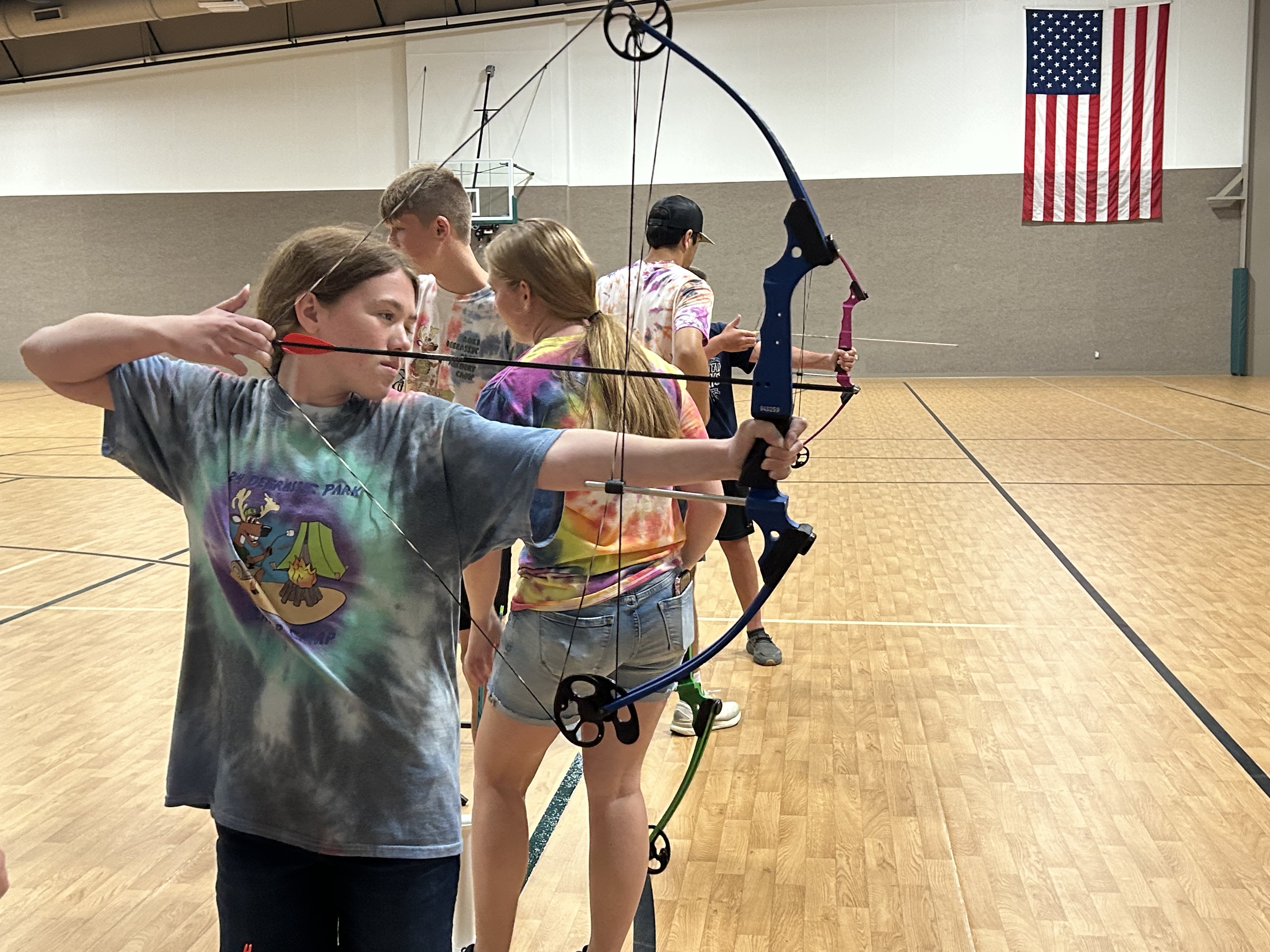 Students at Deerassic Park