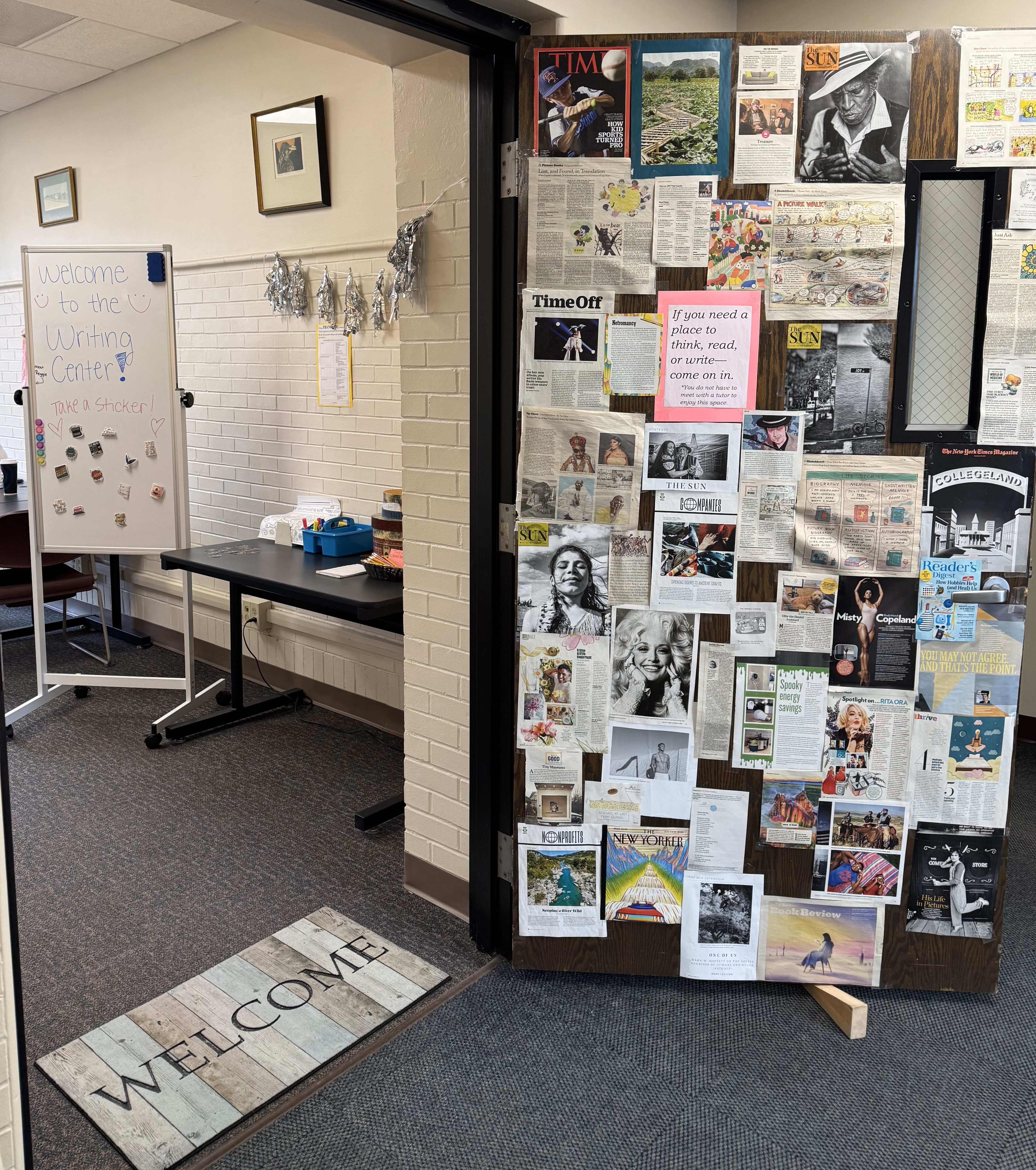 Writing Center Entrance