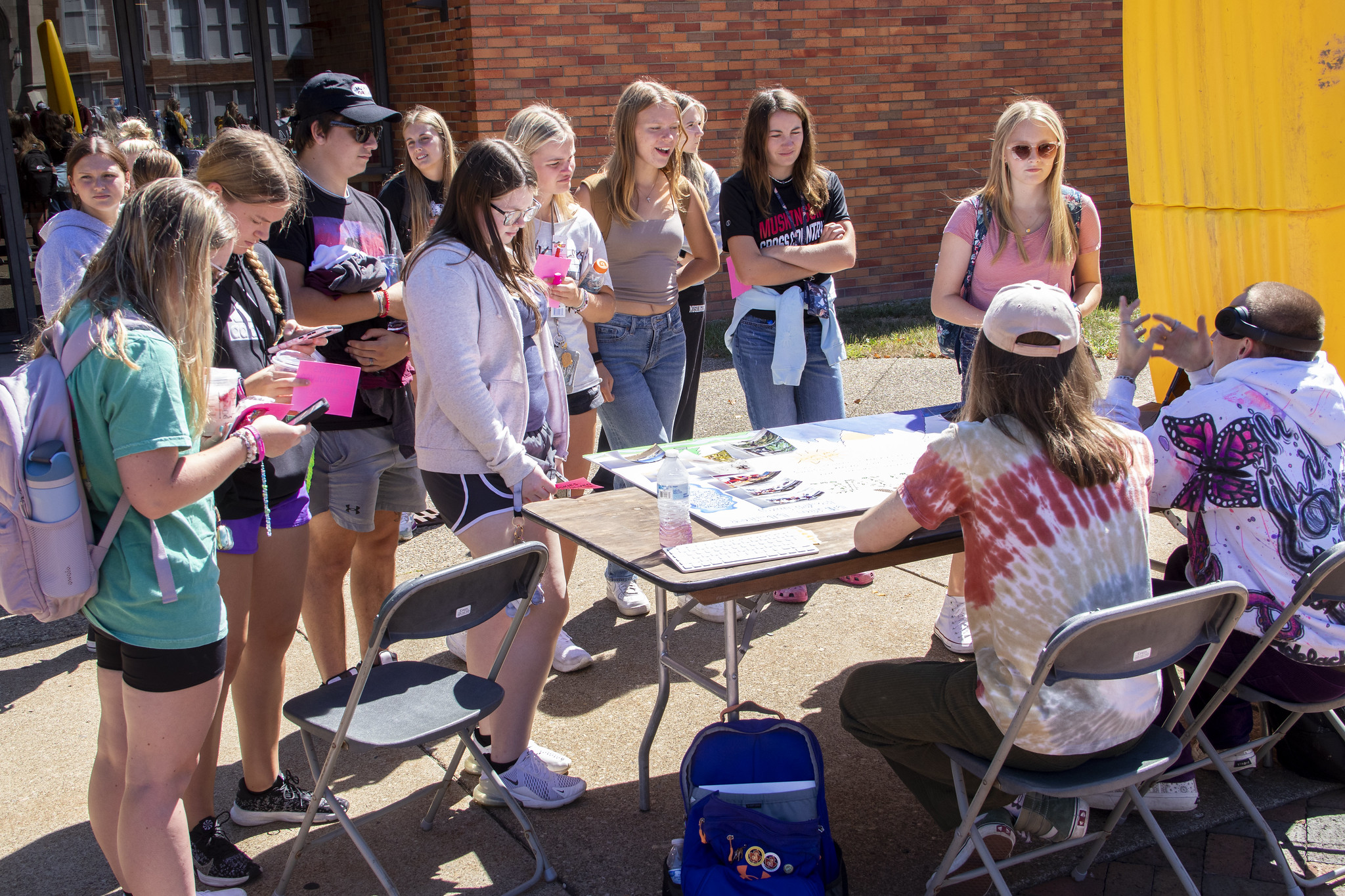 Students at the Involvement Fair